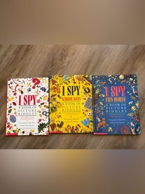 Play condition I spy book bundle school days fun house look and find kids books